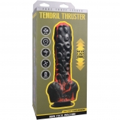 Черно-красная мини-машина на присоске Tendril Thruster - 21,6 см. - Doc Johnson - купить с доставкой в Северодвинске