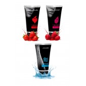 Набор из 3 лубрикантов JUJU (увлажняющий, клубника, малина) - JuJu - купить с доставкой в Северодвинске