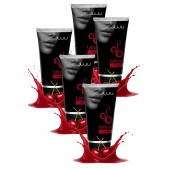 Набор из 5 съедобных лубрикантов JUJU со вкусом вишни - JuJu - купить с доставкой в Северодвинске