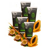 Набор из 5 съедобных лубрикантов JUJU со вкусом тропических фруктов - JuJu - купить с доставкой в Северодвинске