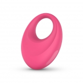 Розовое интерактивное эрекционное виброкольцо Leo - Easy toys - в Северодвинске купить с доставкой