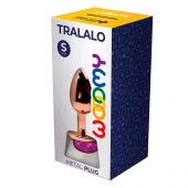 Анальная втулка Wooomy Tralalo Size S c розовым кристаллом - Adrien Lastic