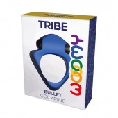 Синее эрекционное кольцо Wooomy Tribeс с вибрацией - Adrien Lastic - в Северодвинске купить с доставкой