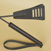 Черный кожаный стек «Сириус» - 60 см. - Sitabella - купить с доставкой в Северодвинске