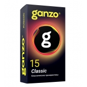Классические презервативы с обильной смазкой Ganzo Classic - 15 шт. - Ganzo - купить с доставкой в Северодвинске