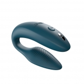 Зеленый вибратор для пар We-Vibe Sync 2 с пультом ДУ - We-vibe купить в Северодвинске с доставкой в Orgasmix.ru Зеленый вибратор для пар We-Vibe Sync 2 с пультом ДУ - We-vibe