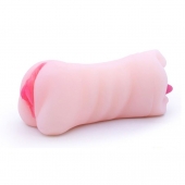 Телесный двусторонний мастурбатор - вагина и ротик - Boys of Toys - в Северодвинске купить с доставкой