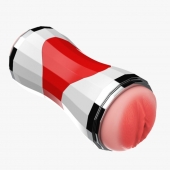 Двусторонний мастурбатор в колбе Power Grip Cup - вагина и ротик - Boys of Toys - в Северодвинске купить с доставкой