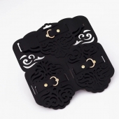 Фигурный набор для БДСМ-игр с узорами и золотистой фурнитурой - Crazy Handmade - купить с доставкой в Северодвинске