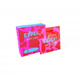Презервативы с разогревающим эффектом Expert Hot Love - 3 шт. - Expert - купить с доставкой в Северодвинске