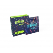 Светящиеся в темноте презервативы Expert Neon - 3 шт. - Expert - купить с доставкой в Северодвинске