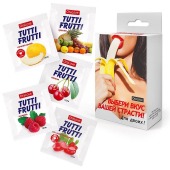 Набор из 5 саше съедобных смазок Tutti-Frutti - Биоритм - купить с доставкой в Северодвинске