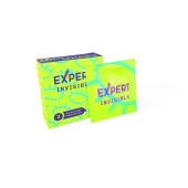 Ультратонкие презервативы Expert Invisible - 3 шт. - Expert - купить с доставкой в Северодвинске