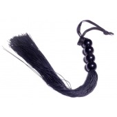 Черная силиконовая плеть - 37 см. - Boys of Toys - купить с доставкой в Северодвинске