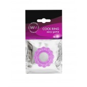 Лиловое эрекционное кольцо с 2 рядами стимулирующих шариков - Erowoman-Eroman - в Северодвинске купить с доставкой