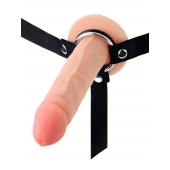 Мужской полый страпон на регулируемых ремнях - 18,5 см. - Sex Expert - купить с доставкой в Северодвинске