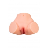 Телесный реалистичный мастурбатор-полуторс с 2 любовными входами - No Name - в Северодвинске купить с доставкой