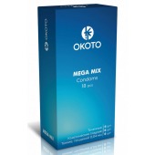 Презервативы OKOTO Mega Mix - 18 шт. - Sitabella - купить с доставкой в Северодвинске
