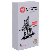 Точечные презервативы OKOTO Dotted - 12 шт. - Sitabella - купить с доставкой в Северодвинске