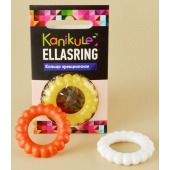 Цветное рельефное эрекционное кольцо Ellasring - Sitabella - в Северодвинске купить с доставкой