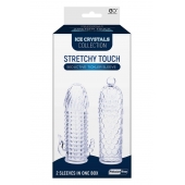 Набор из 2 прозрачных насадок на член Seductive Tickler Sleeves Set - NMC - в Северодвинске купить с доставкой