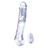 Прозрачная насадка-удлинитель Length Enhancer With Bullet с подхватом - 22,3 см. - NMC - в Северодвинске купить с доставкой