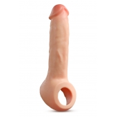 Телесная насадка-удлинитель Thrive 8.75 Inch Realistic Penis Extender Sleeve - 22,2 см. - Blush Novelties - в Северодвинске купить с доставкой