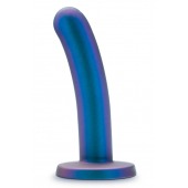 Синяя насадка с гладкой поверхностью Surrender 5.75 Inch Intermediate Pegging Dildo - 14,6 см. - Blush Novelties - купить с доставкой в Северодвинске