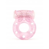 Розовое эрекционное виброкольцо с бабочкой - 1137 - в Северодвинске купить с доставкой