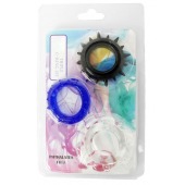 Набор из 3 эрекционных колец разного цвета и рельефа - Boys of Toys - в Северодвинске купить с доставкой