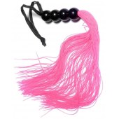 Розовая силиконовая плеть - 35,5 см. - Boys of Toys - купить с доставкой в Северодвинске