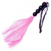 Розовая силиконовая плеть - 35,5 см. - Boys of Toys - купить с доставкой в Северодвинске