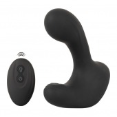 Черная анальная вибропробка с функцией расширения RC Butt Plug with 3 functions - Orion - в Северодвинске купить с доставкой