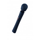 Синий жезловый вибромассажер Vim Vibrating Wand - 31,3 см. - Fun Factory