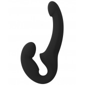 Черный безремневой страпон Share Lite - Fun Factory - купить с доставкой в Северодвинске