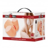 Телесный мастурбатор Liora с 2 любовными тоннелями - Baile - в Северодвинске купить с доставкой