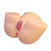 Телесный мастурбатор Liora с 2 любовными тоннелями - Baile - в Северодвинске купить с доставкой