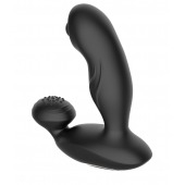 Черный вибромассажер простаты с вращающимся шариком - Secwell - в Северодвинске купить с доставкой