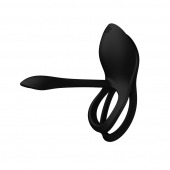 Черное эрекционное виброкольцо Bayek с пультом ДУ - Zalo - в Северодвинске купить с доставкой