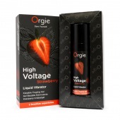 Жидкий вибратор Orgie High Voltage Strawberry - 15 мл. - ORGIE - купить с доставкой в Северодвинске