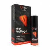 Жидкий вибратор Orgie High Voltage Strawberry - 15 мл. - ORGIE - купить с доставкой в Северодвинске