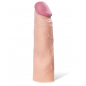 Реалистичная насадка с ярко выраженной головкой - 16,5 см. - A-toys - в Северодвинске купить с доставкой Реалистичная насадка с ярко выраженной головкой - 16,5 см. - A-toys - в Северодвинске купить с доставкой