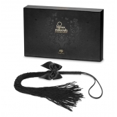 Чёрная плётка Lilly Whip Bijoux - Bijoux Indiscrets - купить с доставкой в Северодвинске