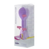 Фиолетовая помпа для клитора PREMIUM RANGE ADVANCED CLIT PUMP - Seven Creations