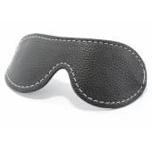 Кожаная маска на глаза - БДСМ Арсенал - купить с доставкой в Северодвинске