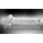 Утолщающая ребристая насадка на пенис - Доминирующее кольцо - в Северодвинске купить с доставкой