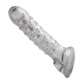 Утолщающая ребристая насадка на пенис - Доминирующее кольцо - в Северодвинске купить с доставкой