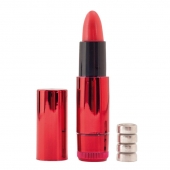 Красный вибратор в виде помады - 9 см. - ToyFa купить в Северодвинске с доставкой в Orgasmix.ru Красный вибратор в виде помады - 9 см. - ToyFa