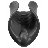 Чёрный мастурбатор Vibrating Silicone Stimulator с вибрацией - Pipedream - в Северодвинске купить с доставкой