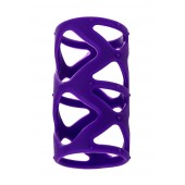 Фиолетовая насадка-сетка на пенис - 7,5 см. - A-toys - в Северодвинске купить с доставкой